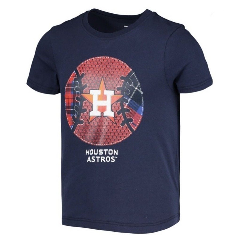 Genuine Merchandise Houston Astros Girls Navy Tshirt XL 14-16 New with Tags Cute
